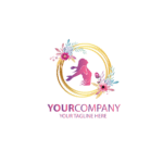 —Pngtree—golen woman company logo_4092276